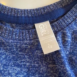Dark blue athleta long sleeve short